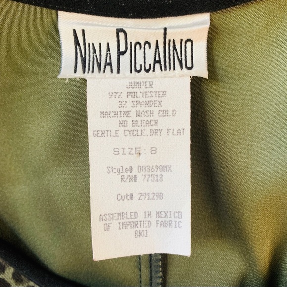 Nina Piccalino Vintage Animal Print Giraffe Print - Picture 15 of 16